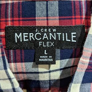 J. Crew Plaid flex casual shirt